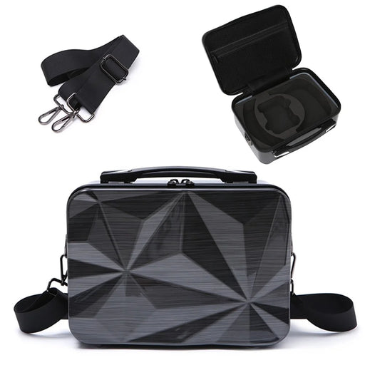 BKANO VR Glasses Carry Case for Oculus Quest 2 Brushed Shockproof Bag Portable Accessories Organization Box - Black - 1