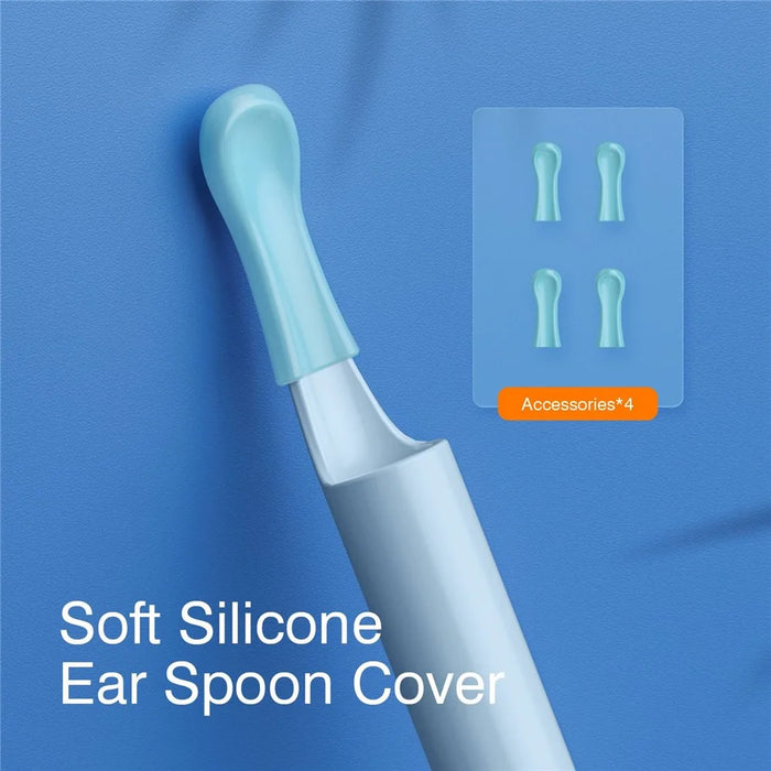 INSKAM FIND B Visual Ear Wax Removal Tool Visual Ear Cleaner Digital Otoscope with Ear Cleaning Tool - White - 3