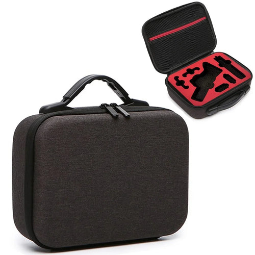 BKANO Storage Handbag for DJI OM 5 Shockproof Nylon Hard EVA Carrying Case Portable Box - Red - 1