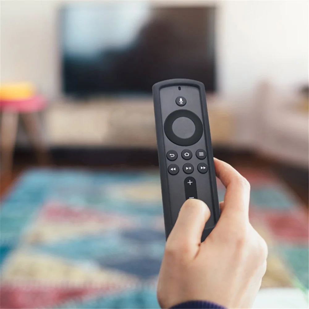 Shockproof Remote Controller Sleeve Anti-drop Silicone Cover for Amazon 2021 Fire TV Stick (3rd Gen) - Grey - 7
