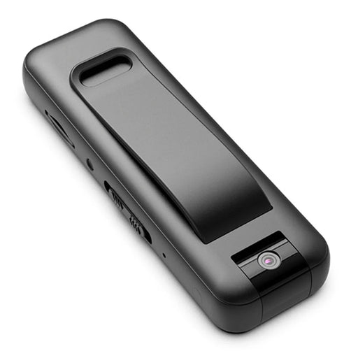 MROBO 16G Portable 1080P Voice Recorder with Back Clip 180 Degree Rotating Camera Noise Reduction Audio Recording Device - 1