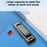 MROBO 16G Portable 1080P Voice Recorder with Back Clip 180 Degree Rotating Camera Noise Reduction Audio Recording Device - 5