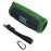 For JBL Charge 5 Silicone Carrying Case Bluetooth-compatible Speaker Anti-drop Protective Cover with Shoulder Strap and Carabiner - Army Green - 5