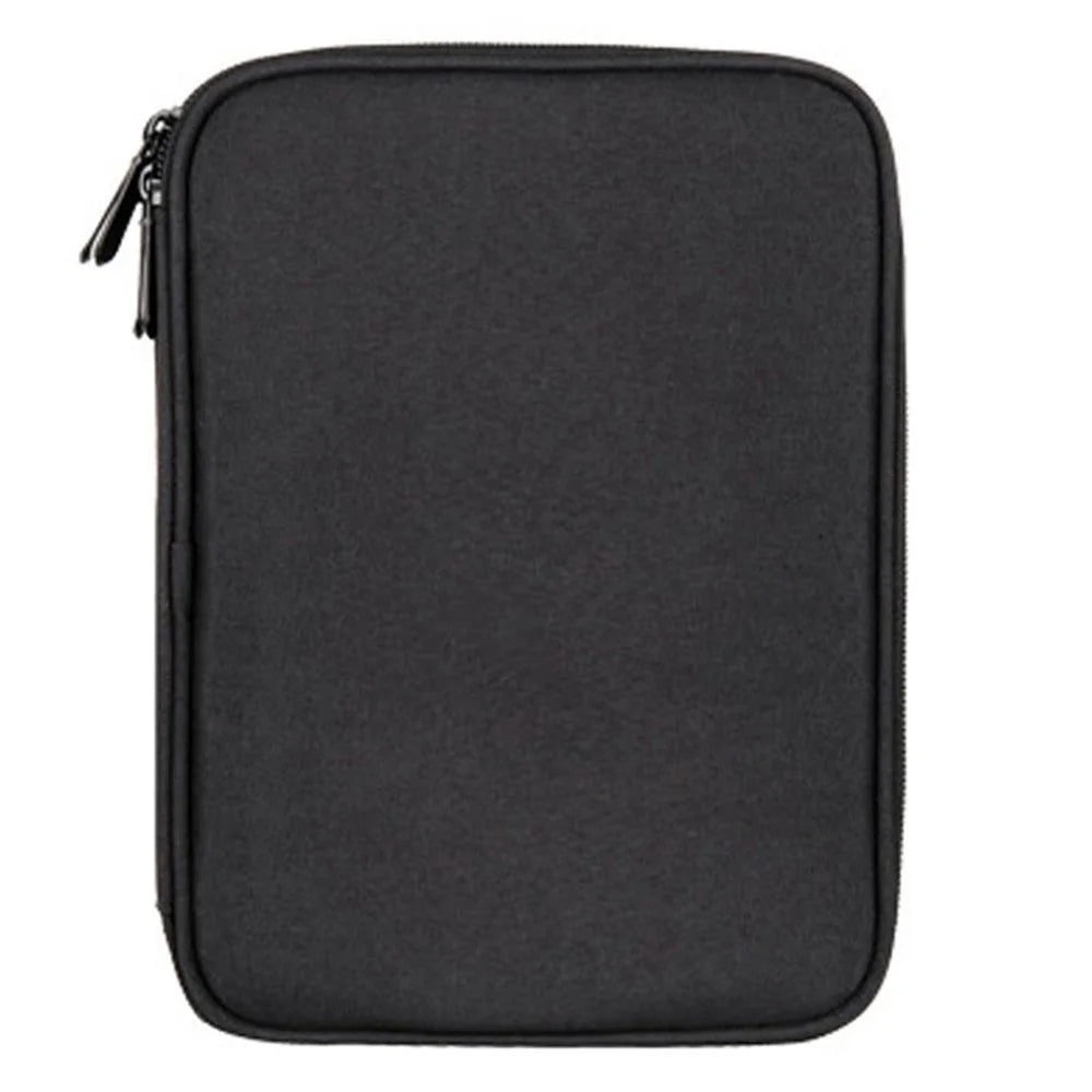 YOLINO QY-A013 Portable Travel Digital Accessories Carrying Bag Data Cable Power Bank Phone Zipper Storage Bag - Black - 1