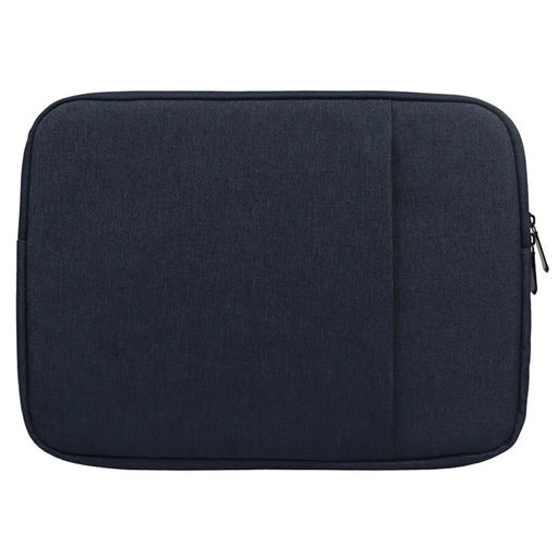 YOLINO QY-C016 Waterproof Carry Case for 13-inch Laptops Portable Sleeve Bag Anti-Scratch Zippered Bag with Outer Pouch - Navy Blue - 1