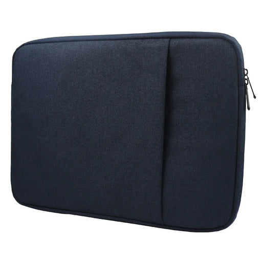 YOLINO QY-C016 Waterproof Carry Case for 13-inch Laptops Portable Sleeve Bag Anti-Scratch Zippered Bag with Outer Pouch - Navy Blue - 2