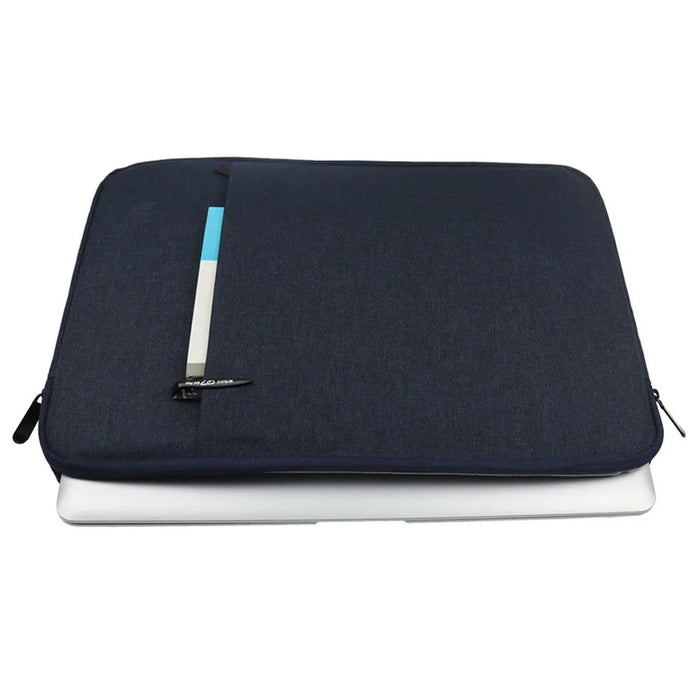 YOLINO QY-C016 Shockproof Sleeve Bag with Outer Pouch for 14-inch Laptops Portable Carry Case Anti-Scratch Storage Bag - Black - 3