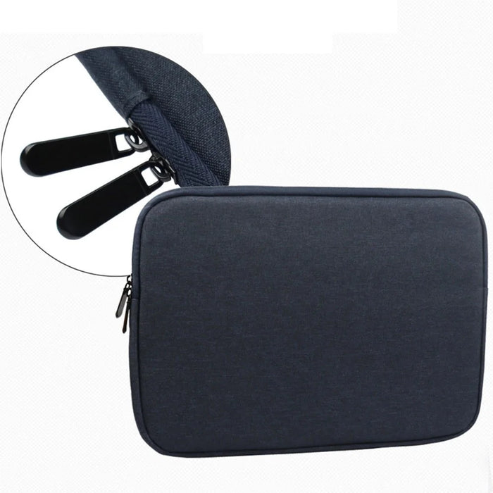 YOLINO QY-C016 Shockproof Sleeve Bag with Outer Pouch for 14-inch Laptops Portable Carry Case Anti-Scratch Storage Bag - Black - 5