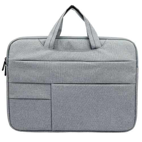 YOLINO QY-C015 15.6 inch Laptop Bag for Huawei Xiaomi MacBook Multifunction Simple Style Notebook Computer Sleeve with Hiding Handle Strap - Grey - 1