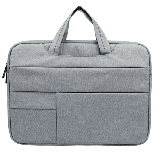 YOLINO QY-C015 13.3 inch Notebook Computer Bag Business Style Laptop Sleeve with Hiding Handle Strap - Grey - 1