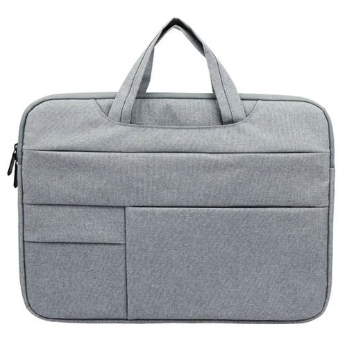 YOLINO QY-C015 13 inch Laptop Carrying Case Business Style Notebook Computer Handbag with Hiding Handle Strap - Grey - 1