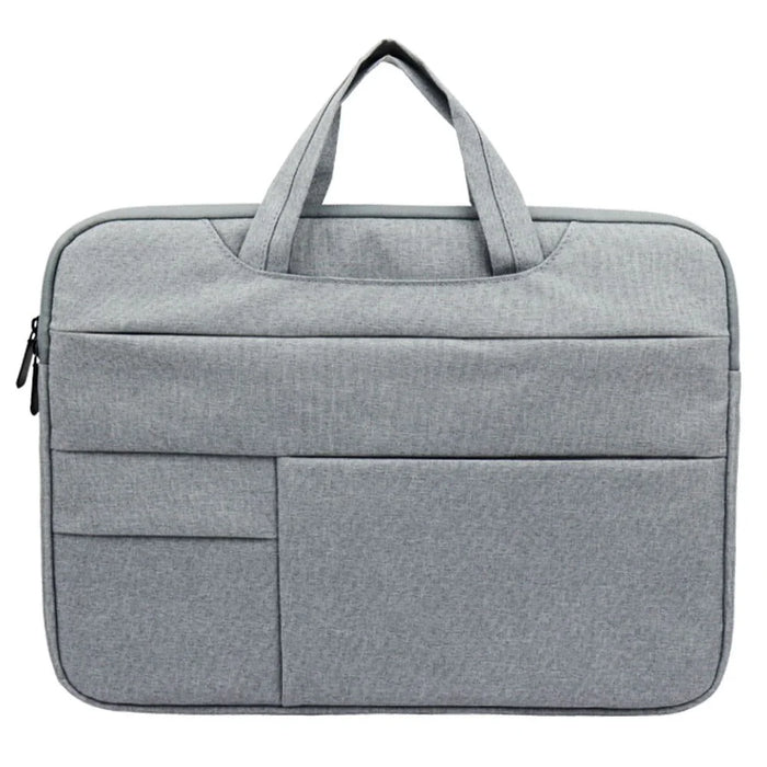 YOLINO QY-C015 13 inch Laptop Carrying Case Business Style Notebook Computer Handbag with Hiding Handle Strap - Grey - 1