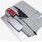 YOLINO QY-C015 13 inch Laptop Carrying Case Business Style Notebook Computer Handbag with Hiding Handle Strap - Grey - 2
