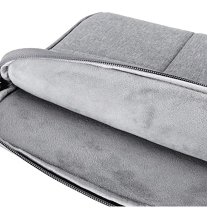 YOLINO QY-C015 13 inch Laptop Carrying Case Business Style Notebook Computer Handbag with Hiding Handle Strap - Grey - 3
