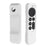 For Apple TV 4K 2021 + AirTag Remote Controller Silicone Case Anti-drop Protective Cover - White - 1