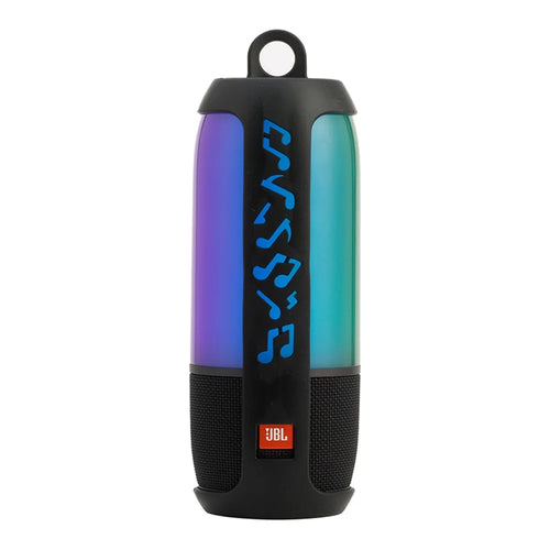 For JBL Pulse3 Silicone Protective Case Bluetooth-compatible Speaker Anti-drop Frame Cover - Black - 1