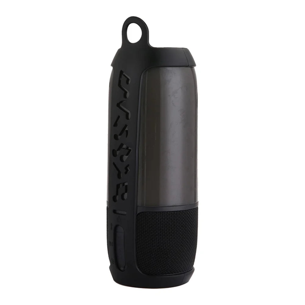 For JBL Pulse3 Silicone Protective Case Bluetooth-compatible Speaker Anti-drop Frame Cover - Black - 3