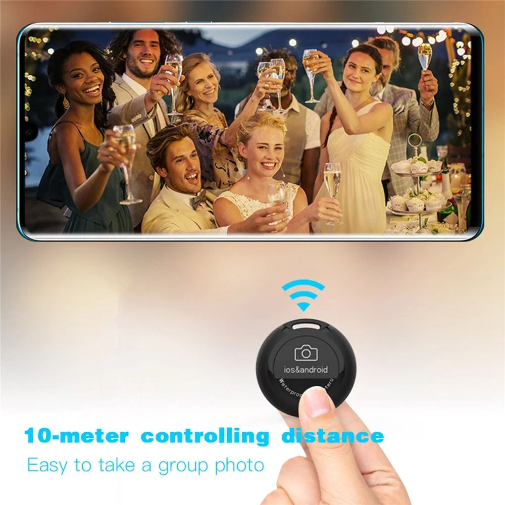 SHELLBOX Wireless Bluetooth-compatible Selfie Controller IP68 Waterproof Photo-Taking Remote Compatible with IOS Android Devices - 7