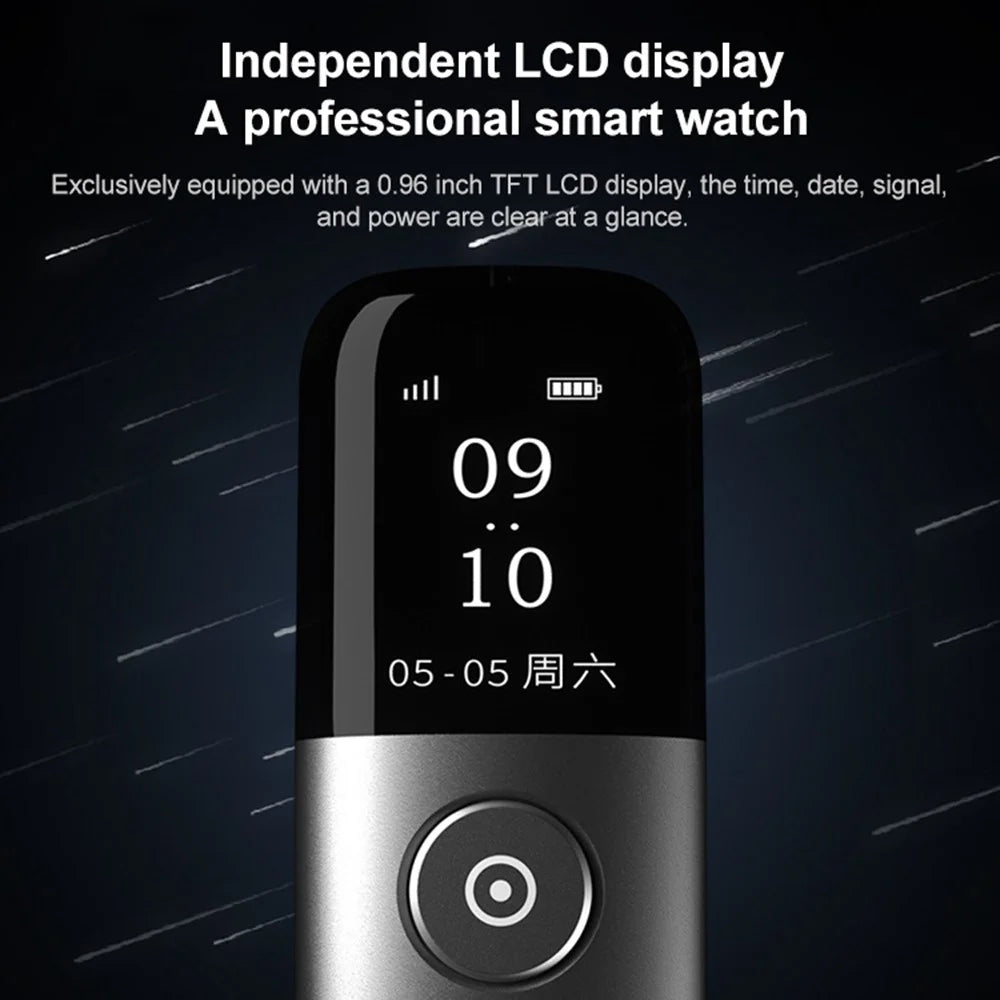 ASING A9 32G Presentation Clicker for Powerpoint Clicker with LCD Screen Multi-function Presenter Remote Pointer Rechargeable Presentation Pointer for Computer Projector (Smart Version) - Grey - 3