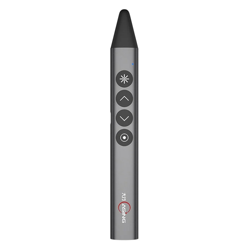 ASING A12 2.4GHz Wireless Presenter Pointer Digital Laser Stylus Magnetic Adsorption Presentation Clicker PPT Pointer Support Writing - 1