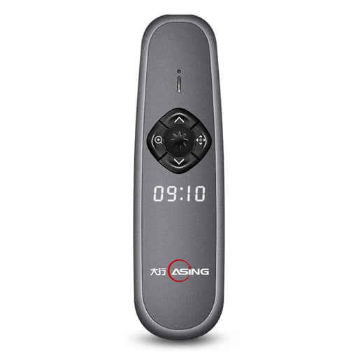 ASING A8 128Mb Upgrade 2.4GHz Wireless Presentation Clicker Presenter Remote for PowerPoint Pointer Laser Page Turning Pen with LED Display for Business Teaching (Physical Red Light + Digital Laser) - 1