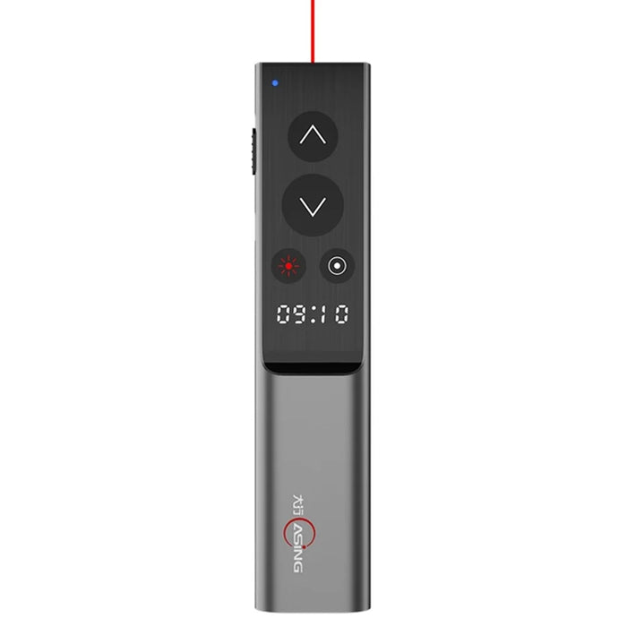 ASING A16 Smart Presentation Clicker for Powerpoint Clicker with LCD Screen Multi-function Presenter Remote Pointer for Computer Projector - 1