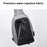 ZZRS 6029 Oxford Cloth Men's Sling Bag with USB Charging Port and 3.5mm Audio Jack, Chest Bag Crossbody Daypack for Hiking, Cycling, Travel, Work - Dark Grey - 4