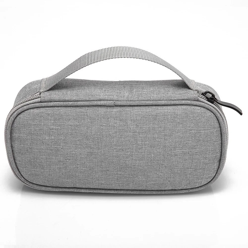 ZZRS S05 Electronic Accessories Bag Organization Pouch for Earphone, Cable, USB Flash Drive, Mouse, Wall Charger - Grey - 1
