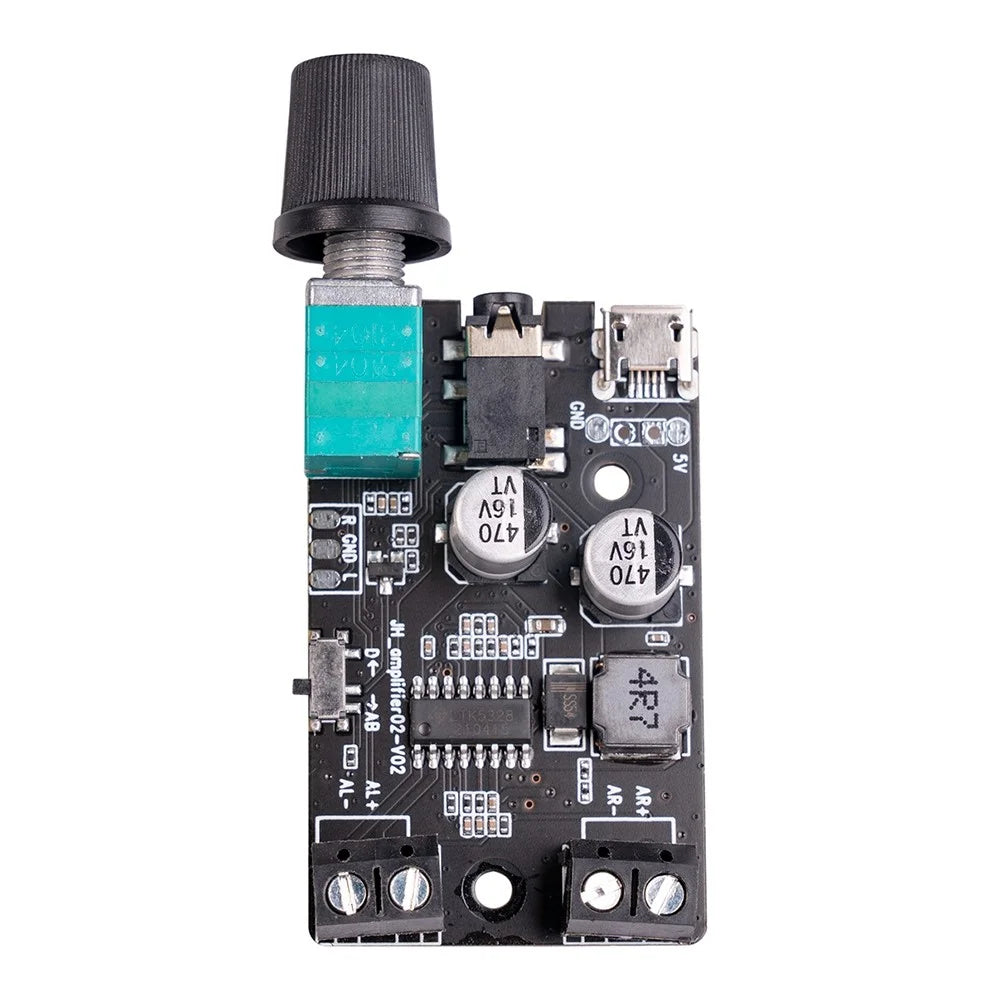 LTK5328 5Wx2 Stereo Amplifier Board Dual Channel Digital Audio Amplifier Module 5V Class D/AB Amplifier - 5