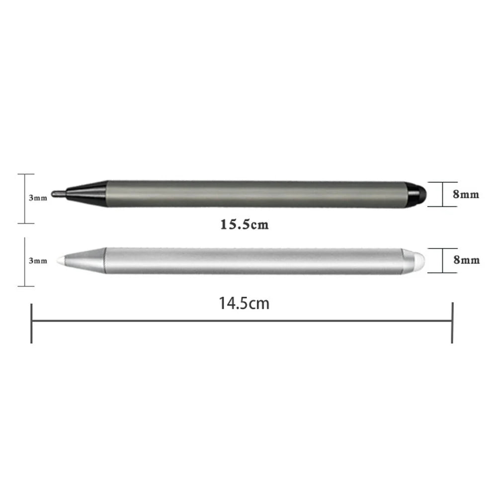 Handheld Infrared Whiteboard Stylus Double-Ended Integrated Pen Stylus with Thick and Thin Nib for Business Meeting Class Teaching - Grey - 7