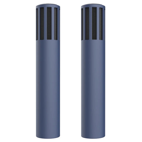 For TeslaMic Wireless Microphone 1 Pair Silicone Sleeve Case Anti-drop Protective Cover - Midnight Blue - 1
