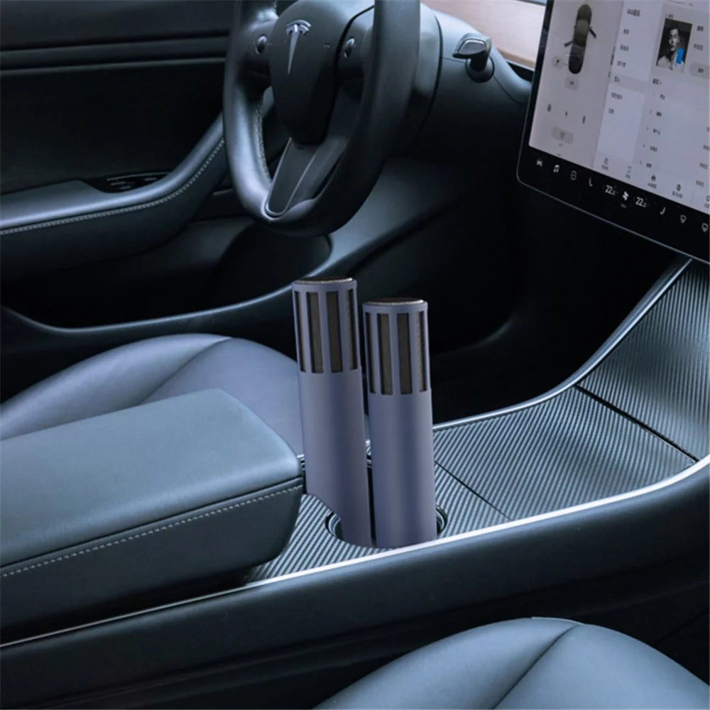For TeslaMic Wireless Microphone 1 Pair Silicone Sleeve Case Anti-drop Protective Cover - Midnight Blue - 3