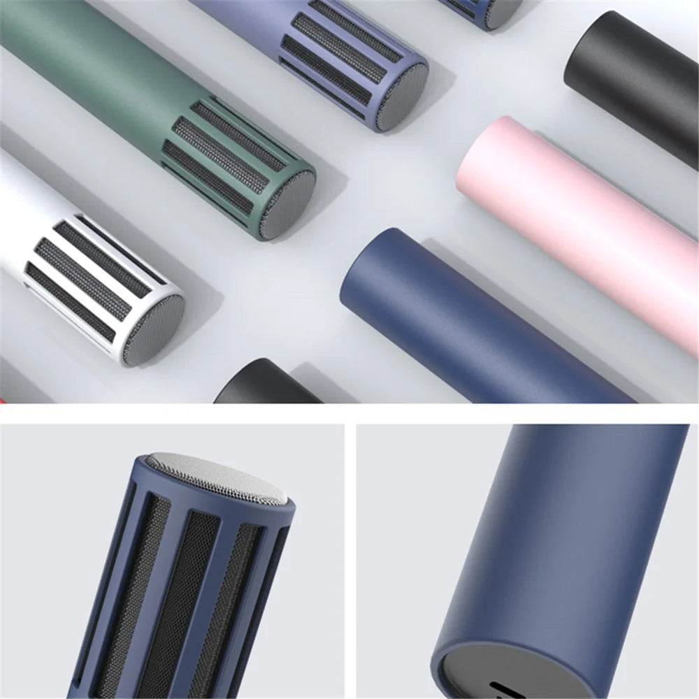 For TeslaMic Wireless Microphone 1 Pair Silicone Sleeve Case Anti-drop Protective Cover - Midnight Blue - 4
