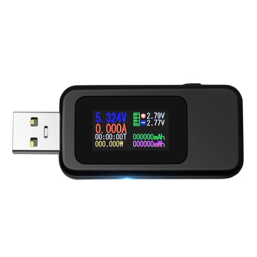 KWS KWS-MX18L DC Digital Voltmeter Ammeter USB Tester Current Voltage Meter Power Bank Charger Detector - 1