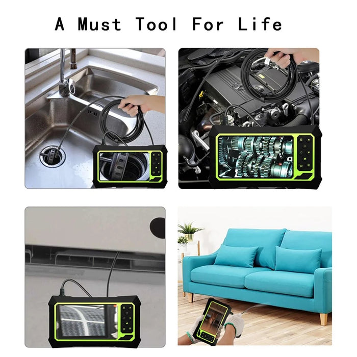 B315 5m Hard Wire 4.3'' Screen 8mm Single Lens Industrial Endoscope 1080P Camera Microscope Built-in 8 LED Lights - 7