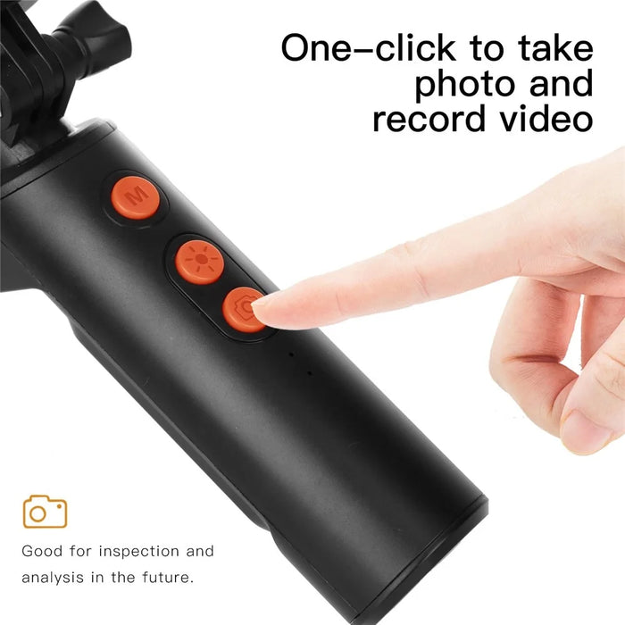 F280 2m Hard Wire 8mm Dual Lens WiFi Industrial Endoscope Dimmable 9-LED Hand-held Waterproof Sewer Pipe Inspection Camera - 6