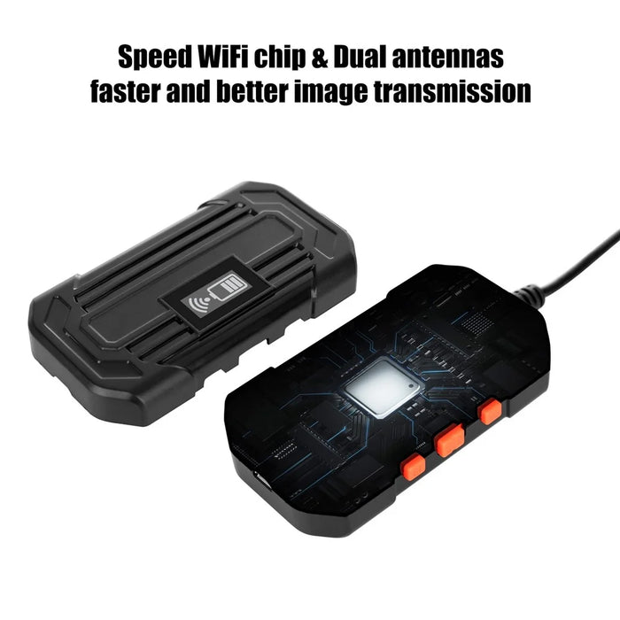 F240 WiFi Wireless Industrial Endoscope 3.9mm Inspection Camera IP67 Waterproof Borescope Scope Camera with 5m Hard Wire - 6