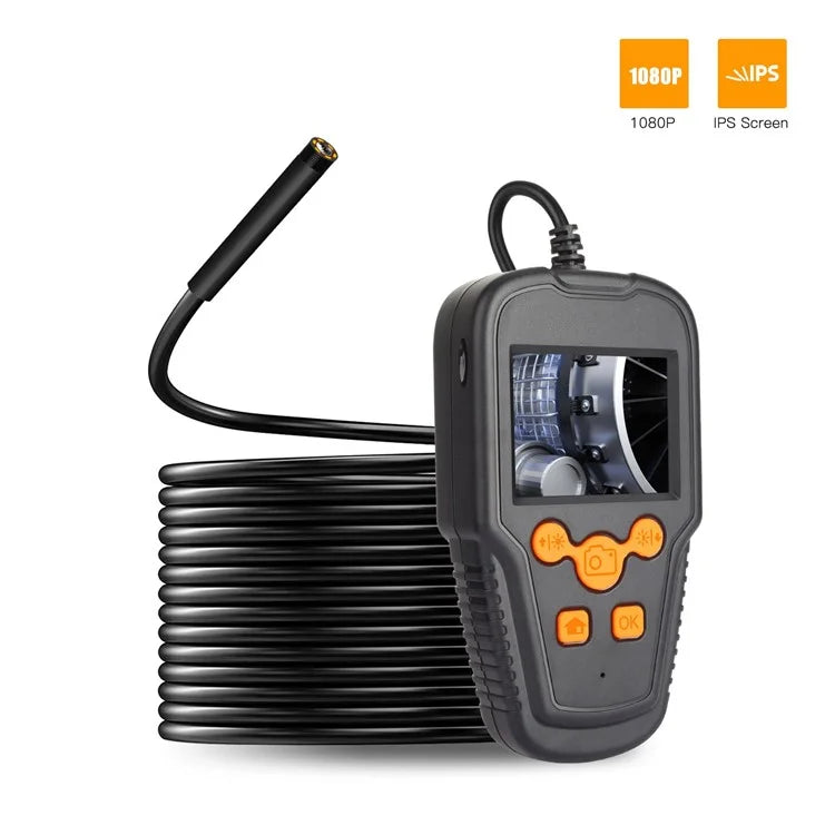 P60A 5m Hard Wire 5.5mm Lens Portable 2.4 inch Screen Industrial Borescope HD Waterproof Pipe Inspection Camera Endoscope - 2