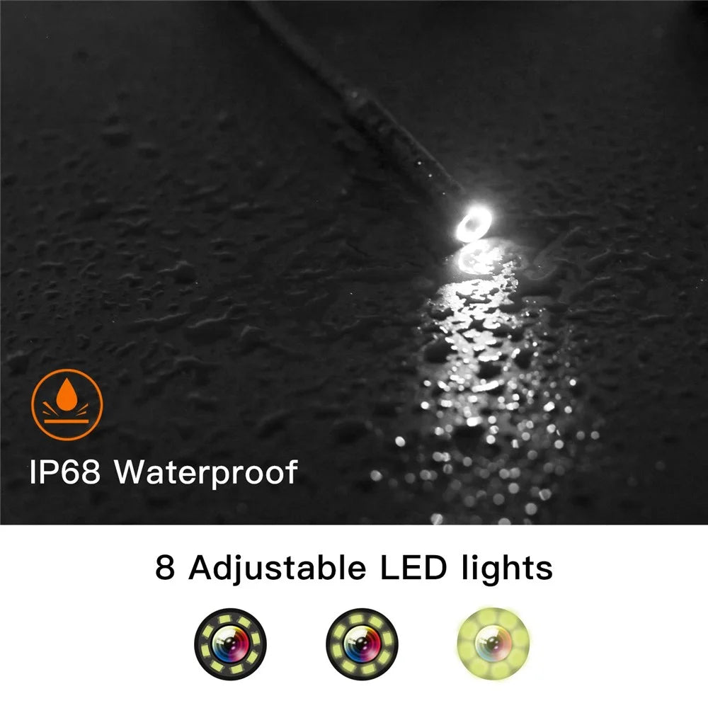 P60A 5m Hard Wire 5.5mm Lens Portable 2.4 inch Screen Industrial Borescope HD Waterproof Pipe Inspection Camera Endoscope - 6