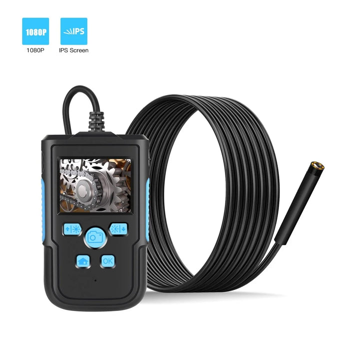 P60B 5m Hard Wire 8-LED HD Inspection 5.5mm Lens Camera 2.4'' Screen Display Industrial Endoscope - 2