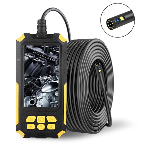 P50 4.5-inch Screen Industrial Smart Phone Endoscope with 8mm / 10m Hard Wire IP68 Waterproof Borescope Scope Camera Dual Lends Inspection Camera - 1