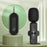ELEBEST M3x 2.4GHz Wireless Lavalier Microphone Noise Reduction Lapel Recording Mic (1 Receiver+2 Microphones) - 2