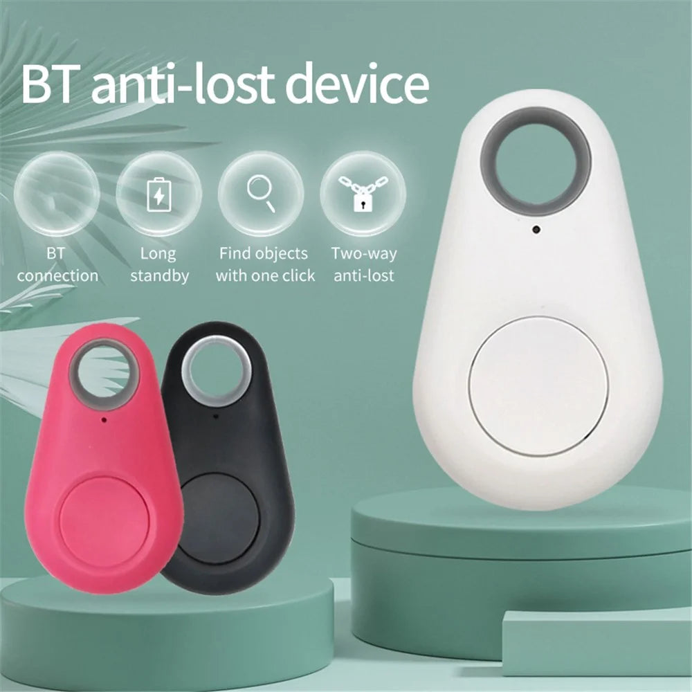 Smart Bluetooth-compatible Item Locator Finder Pet Key Wallet Dog Tracker Anti-Lost Tag Alarm Reminder - Blue - 6