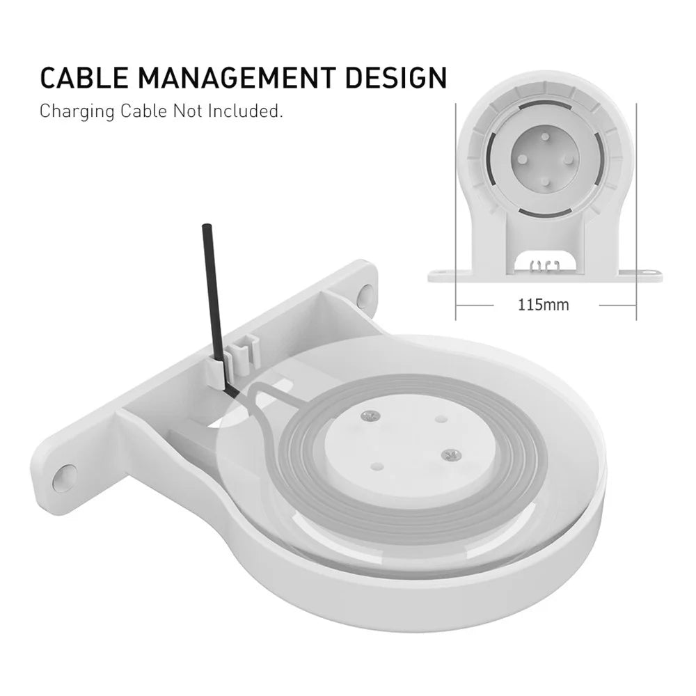 DELIDIGI DD96 Wall Mounted Holder Small Holder Bracket Stand for Echo Dot 3rd 4th Gen Google WiFi Routers - 4