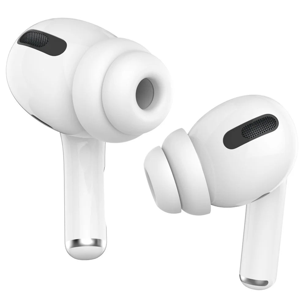 AHASTYLE PT99-2 3 Pairs Silicone Earphone Cap for AirPods Pro / AirPods Pro 2 Soft Comfortable Ear Tips Replacement, Size: S+M+L - 1