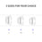 AHASTYLE PT99-2 3 Pairs Silicone Earphone Cap for AirPods Pro / AirPods Pro 2 Soft Comfortable Ear Tips Replacement, Size: S+M+L - 5