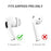 AHASTYLE PT99-2 2 Pairs Earphone Cap for AirPods Pro / AirPods Pro 2 Soft Silicone Ear Tips Replacement, Size: M - 3