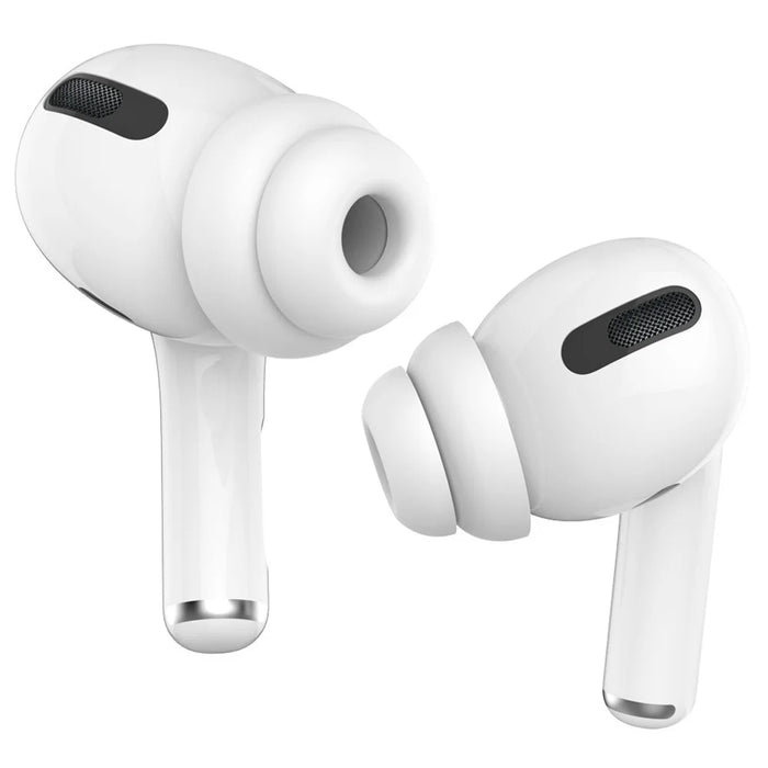 AHASTYLE PT99-2 2 Pairs Silicone Earphone EarTips for AirPods Pro / AirPods Pro 2 Flexible Headset Ear Caps Replacement, Size: S - 1