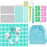 AHASTYLE PT-DD178 Bluetooth-compatible Headset Keyboard Cleaning Tools Kit Dust Removal Pen Brush Tweezers Wipe Cloth Set - Blue - 7