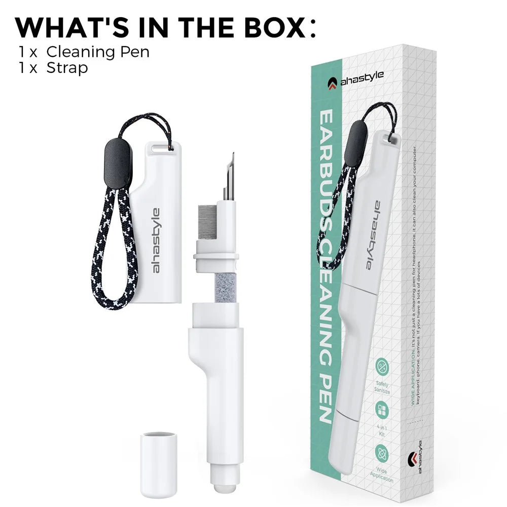 AHASTYLE WG83 Multifunction Bluetooth-compatible Headset Cleaning Pen Wireless Earphone Dirt Removal Brush Cleaning Tool - 7
